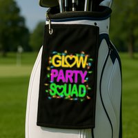 Glow Party Squad1 Golf Towel