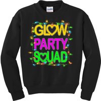 Glow Party Squad1 Kids Sweatshirt