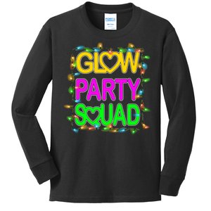 Glow Party Squad1 Kids Long Sleeve Shirt