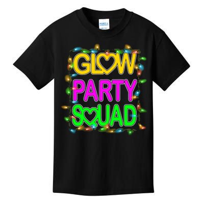 Glow Party Squad1 Kids T-Shirt