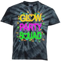 Glow Party Squad1 Kids Tie-Dye T-Shirt