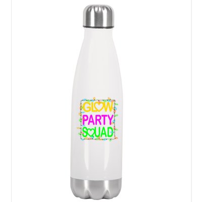 Glow Party Squad1 Stainless Steel Insulated Water Bottle