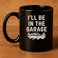 Garage Life: Perfect Gift for Dads 11oz C Handle Ceramic Mug