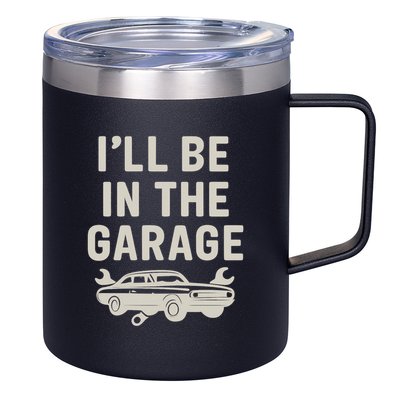 Garage Life: Perfect Gift for Dads 12oz Stainless Steel Coffee Mug