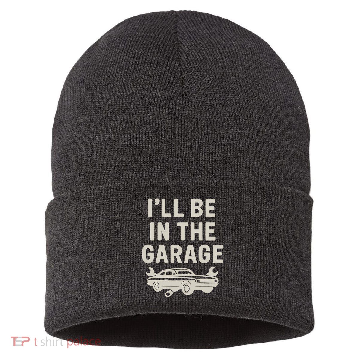 Garage Life: Perfect Gift for Dads Sustainable Knit Beanie