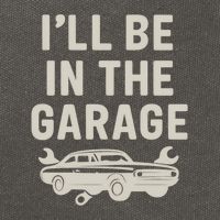 Garage Life: Perfect Gift for Dads Cotton Canvas Backpack