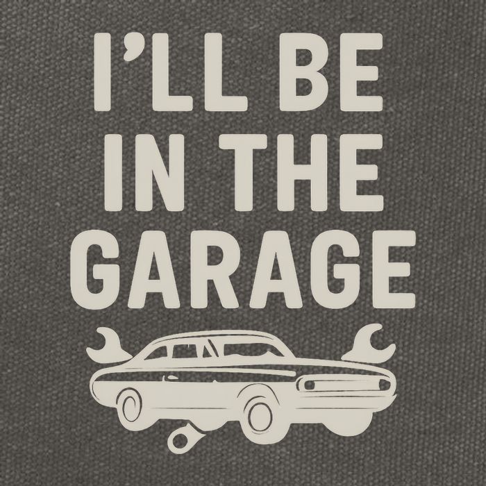 Garage Life: Perfect Gift for Dads Cotton Canvas Backpack
