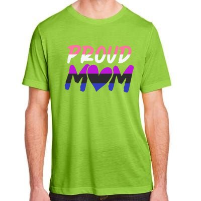 Genderfluid Lgbtq Proud Mom Pride Month Queer Equality Lgbt Gift Adult ChromaSoft Performance T-Shirt