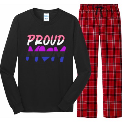 Genderfluid Lgbtq Proud Mom Pride Month Queer Equality Lgbt Gift Long Sleeve Pajama Set