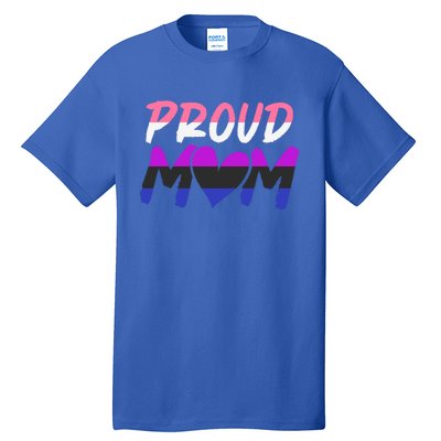 Genderfluid Lgbtq Proud Mom Pride Month Queer Equality Lgbt Gift Tall T-Shirt