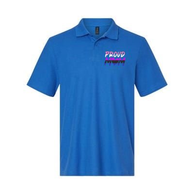 Genderfluid Lgbtq Proud Mom Pride Month Queer Equality Lgbt Gift Softstyle Adult Sport Polo