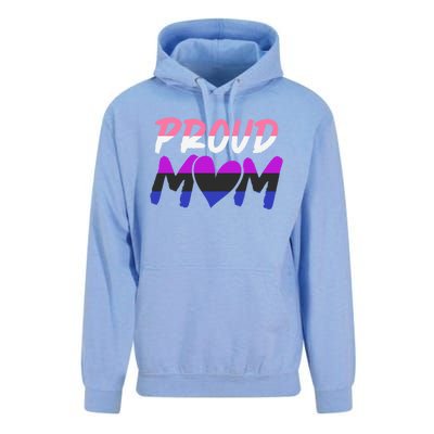 Genderfluid Lgbtq Proud Mom Pride Month Queer Equality Lgbt Gift Unisex Surf Hoodie