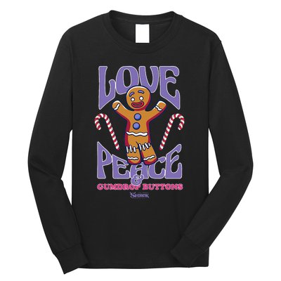 Gingy Love Peace & Gumdrop Buttons Long Sleeve Shirt