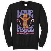 Gingy Love Peace & Gumdrop Buttons Sweatshirt