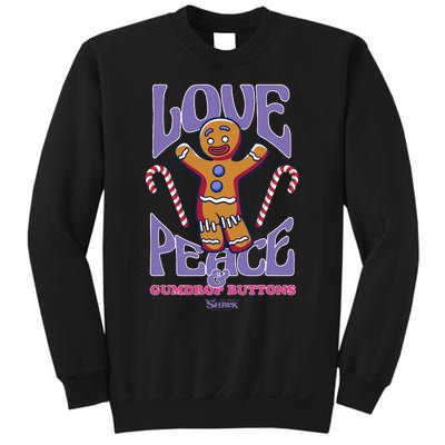 Gingy Love Peace & Gumdrop Buttons Sweatshirt