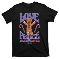 Gingy Love Peace & Gumdrop Buttons T-Shirt