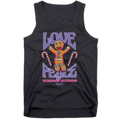 Gingy Love Peace & Gumdrop Buttons Tank Top