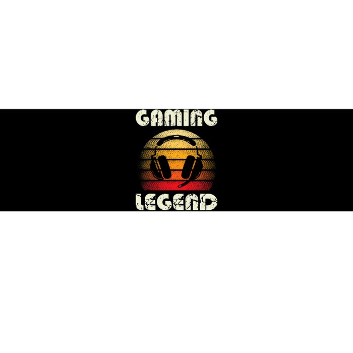 Gaming Legend PC Gamer Video Games Boys Teens Vintage Bumper Sticker