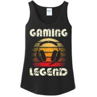 Gaming Legend PC Gamer Video Games Boys Teens Vintage Ladies Essential Tank