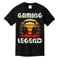 Gaming Legend PC Gamer Video Games Boys Teens Vintage Kids T-Shirt