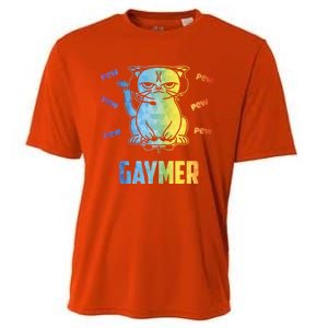 Gaymer Lgbt Pride Gay Lesbian Gamer Gift Cooling Performance Crew T-Shirt