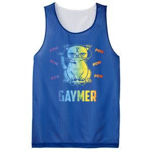 Gaymer Lgbt Pride Gay Lesbian Gamer Gift Mesh Reversible Basketball Jersey Tank