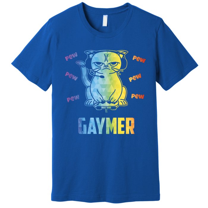 Gaymer Lgbt Pride Gay Lesbian Gamer Gift Premium T-Shirt