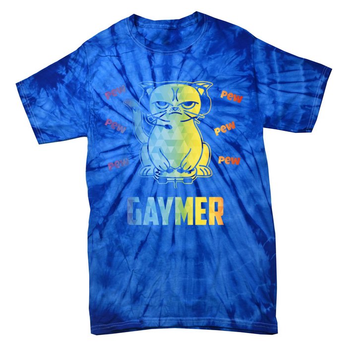 Gaymer Lgbt Pride Gay Lesbian Gamer Gift Tie-Dye T-Shirt