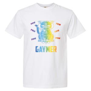 Gaymer Lgbt Pride Gay Lesbian Gamer Gift Garment-Dyed Heavyweight T-Shirt