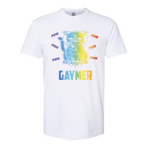 Gaymer Lgbt Pride Gay Lesbian Gamer Gift Softstyle CVC T-Shirt