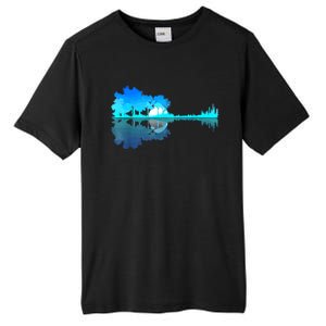 Guitar Lake Reflection Guitarist Music Love Guitar Musician Tall Fusion ChromaSoft Performance T-Shirt