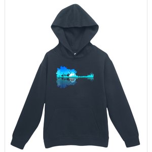 Guitar Lake Reflection Guitarist Music Love Guitar Musician Urban Pullover Hoodie