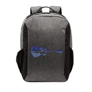 Guitar Lake Reflections In Blue Music Lovers Vector Backpack