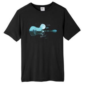 Guitar Lake Reflections Love Musician Acoustic Guitar Tall Fusion ChromaSoft Performance T-Shirt