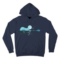 Guitar Lake Reflections Love Musician Acoustic Guitar Hoodie