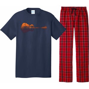 Guitar Lake Reflections Music And Guitar Lover Guitar Pajama Set