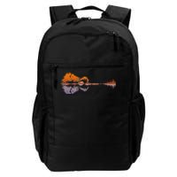 Guitar Lake Reflections Music And Guitar Lover Guitar Daily Commute Backpack