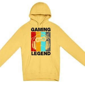 Gaming Legend Retro Premium Pullover Hoodie