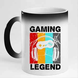 Gaming Legend Retro 11oz Black Color Changing Mug