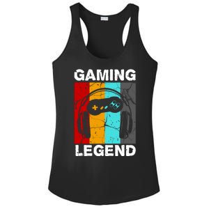 Gaming Legend Retro Ladies PosiCharge Competitor Racerback Tank