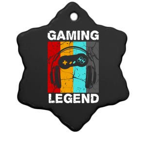 Gaming Legend Retro Ceramic Star Ornament