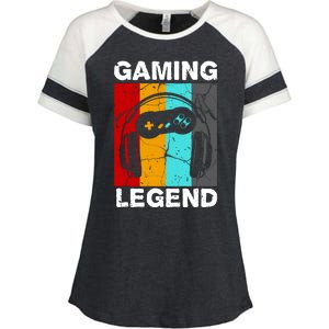 Gaming Legend Retro Enza Ladies Jersey Colorblock Tee