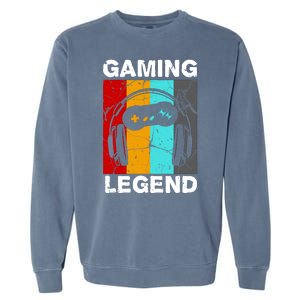 Gaming Legend Retro Garment-Dyed Sweatshirt