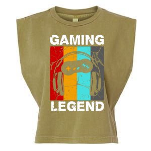 Gaming Legend Retro Garment-Dyed Women's Muscle Tee