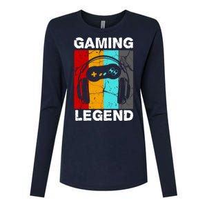 Gaming Legend Retro Womens Cotton Relaxed Long Sleeve T-Shirt