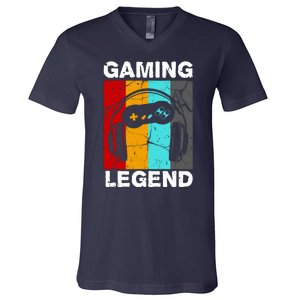 Gaming Legend Retro V-Neck T-Shirt