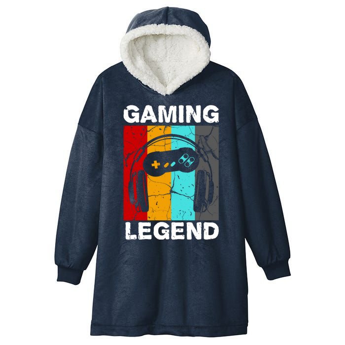 Gaming Legend Retro Hooded Wearable Blanket