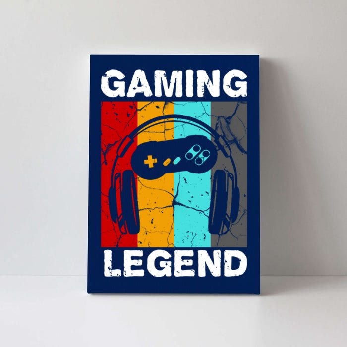 Gaming Legend Retro Canvas