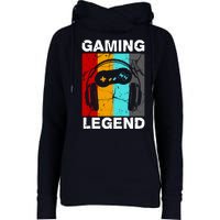 Gaming Legend Retro Womens Funnel Neck Pullover Hood