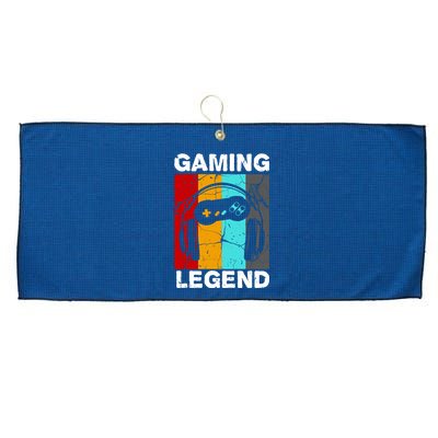 Gaming Legend Retro Large Microfiber Waffle Golf Towel